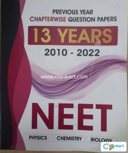 NEET PREVIOUS YEAR CHAPTERWISE QUESTION PAPERS PHY CHEM  BIO