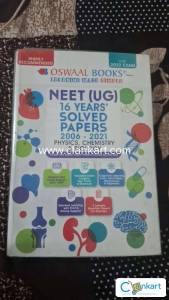 NEET (UG) 16 yrs solved papers Oswaal