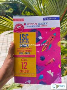 NEW UNUSED ISC Class 12 Biology Solved Papers (2016-2025)  Topicwise