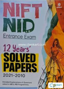NIFT NID 12 Years solved papers