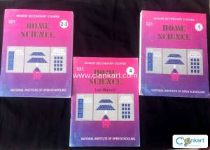 NIOS Senior Secondary Home Science (321) Complete Book Set