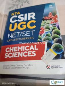 NTA CSIR UGC NET / SET CHEMICAL SCIENCES