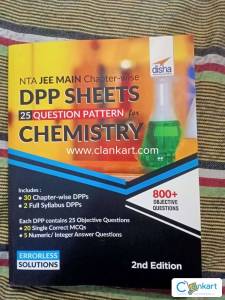 NTA JEE MAIN  CHAPTER WISE DPP SHEETS FOR CHEMISTRY DISHA PUBLICATIONS