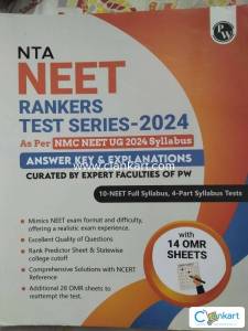 NTA NEET RANKERS TEST SERIES WITH QUESTION PAPER AND ANSWER KEY