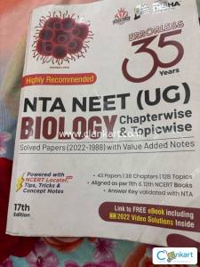 NTA NEET (UG) BIOLOGY chapterwise & topicwise solved paper