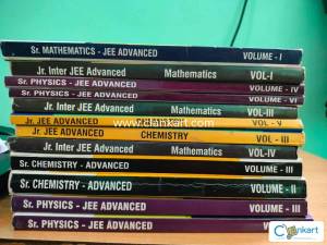 Narayana College JEE ADVANCE Books, 36 Books Including 11th and 12th