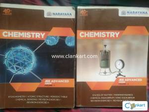 Narayana Institute Chemistry(pack of 4) JEE ADVANCED Jr study material
