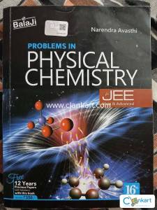 Narendra Avasthi Sri Balaji physical chemistry JEE mains and adv