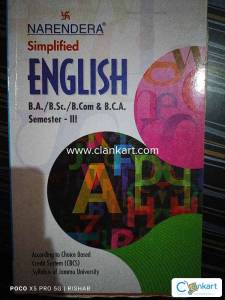 Narendra English B. A CBCS 3rd sem