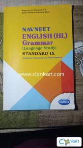 Navneet English (HL) Grammer for std 9th like New
