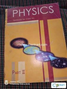 Unused Ncert Physics textbook for class 12th part 2