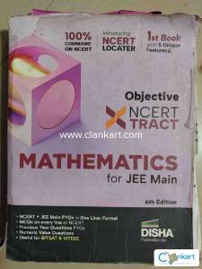 Ncert Xtract Mathematics objective Jee mains by Disha publications