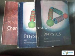 Ncert books of physics and chemistry for class 11(negotiable price)