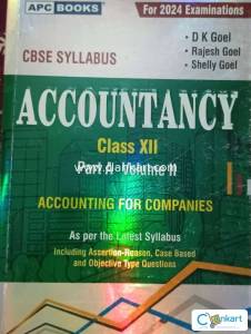 Ncert class 12 Accountancy book volume 2 part A