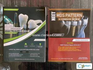 Neeraj Wadhwan NEET MDS Pattern 2nd Ed, AIPG complete review 8th Ed