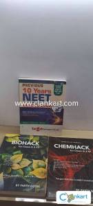 Neet Bio hack and chem back book including 10 years question paper