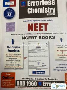 Neet Errorless Chemistry V1 & V2 objective questions.