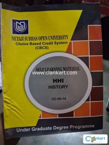 Netaji Subhash open university HISTORY CC-HI-14