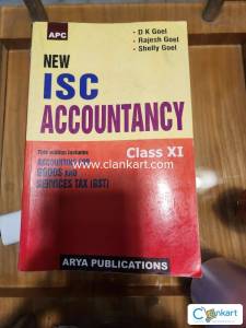 New I.S.C. Accountancy Class- XI, Rajesh Goel D.K. Goel, Shelly Geol