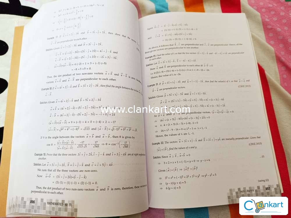 Buy 'New Mathematics By M.L. Agarwal Vol. 1 & 2 Class 12' Book In ...