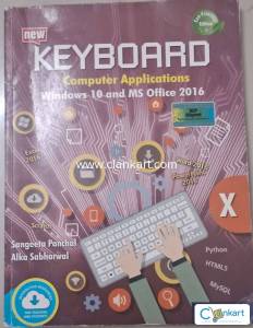 New Oxford keyboard  computer application book for class 10