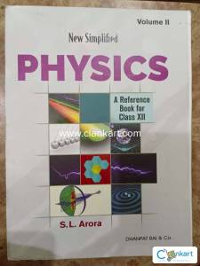 New Simplified Physics SL Arora Class 12 Volume 2