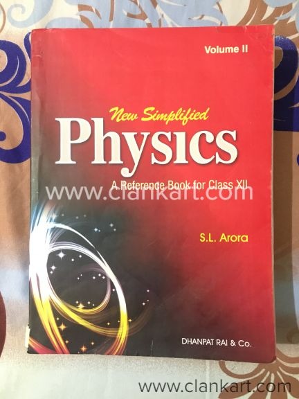 New Simplified Physics S L Arora Class 12 Volume 2