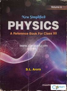 New Simplified Physics a reference book for class XII vol 1 & 2