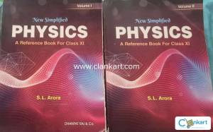 New Simplified Physics by SL Arora (2 volumes) for Class 11