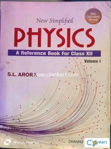 New Simplified Physics by S L Arora Class XII