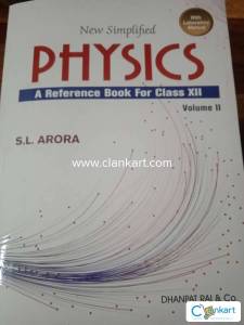 New Simplified Physics class 12 vol.1 and 2 edition 2023
