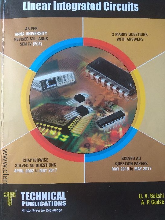 Linear integrated circuits book for BE ECE