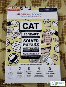 New oswaal book unused for CAT