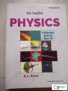 New simplified Physics Reference book  for class 12