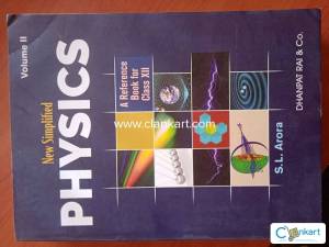 New simplified physics by s.l arora class 12 volume 2 edition 2019