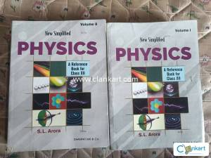 New simplified physics class 12 SL ARORA