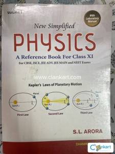 New simplified physics reference book class XIboth vol 1 and vol 2