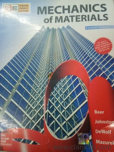 Newly bought mechanics of materials beer and Johnson