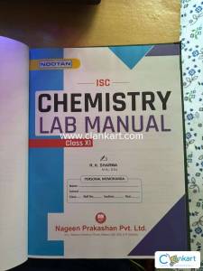 Nootan ISC Physics Lab-Manual XI   (Brand new, unused)