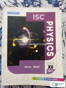 Nootan Isc Physics Class 12 part 1 and part 2 ( Nageen Prakashan)