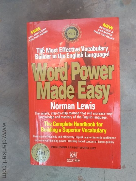 Norman Lewis English book of Word power Made Easy