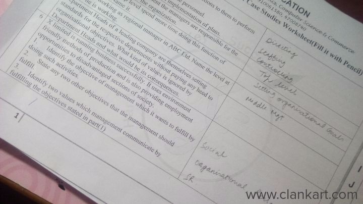 Notes case studies for all 12 chapters class 12