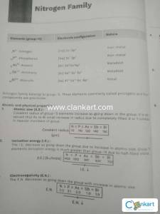 Notes of nitrogen , oxygen  and halogen family