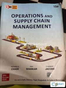 OPERATIONS AND SUPPLY CHAIN MANAGEMENT