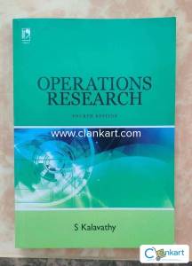 OPERATIONS RESEARCH (S KALAVATHY)