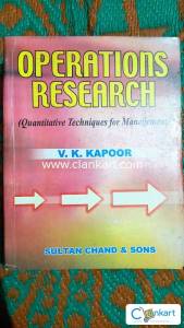 OPERATIONS RESEARCH by V. K. KAPOOR
