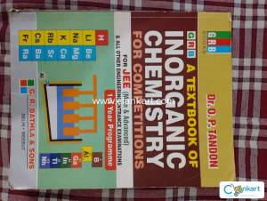 O.P.Tandon Inorganic chemistry- for je,e (mains and advance )