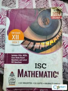 O.P. Malhotra ISC MATHEMATICS for class 12