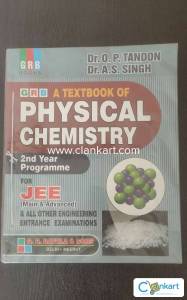 O.P Tandon Physical Chemistry Class 12 JEE Mains and Advance