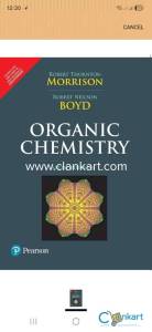 ORGANIC CHEMISTRY MORRISON BOID PEARSON